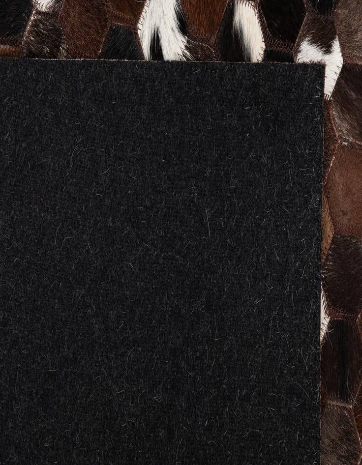 Detail image of  5' 1 x 8' Cowhide Leather Rug