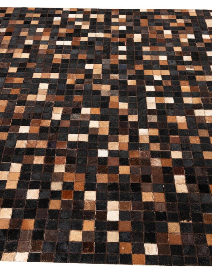 Detail image of  5' x 8' Cowhide Leather Rug