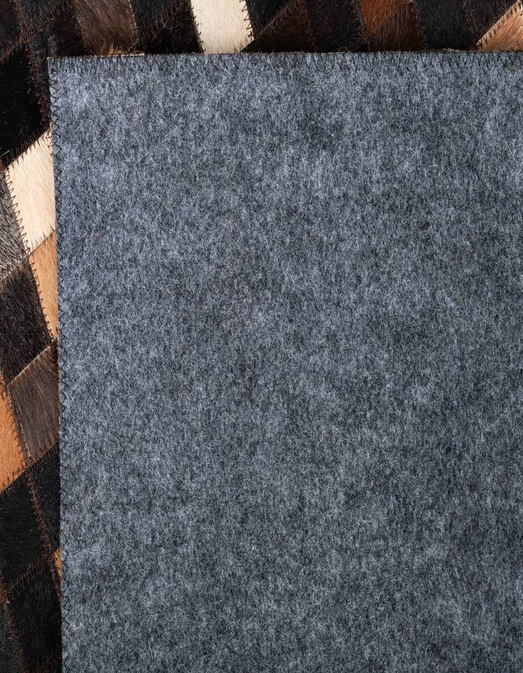 Detail image of  5' x 8' Cowhide Leather Rug