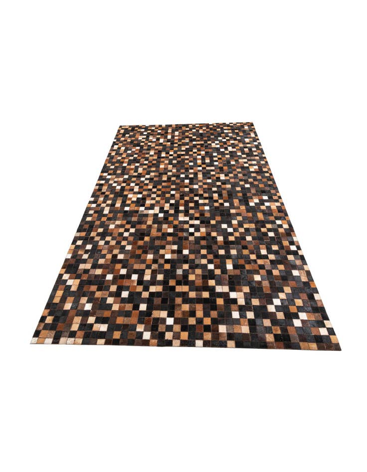 Detail image of  5' x 8' Cowhide Leather Rug