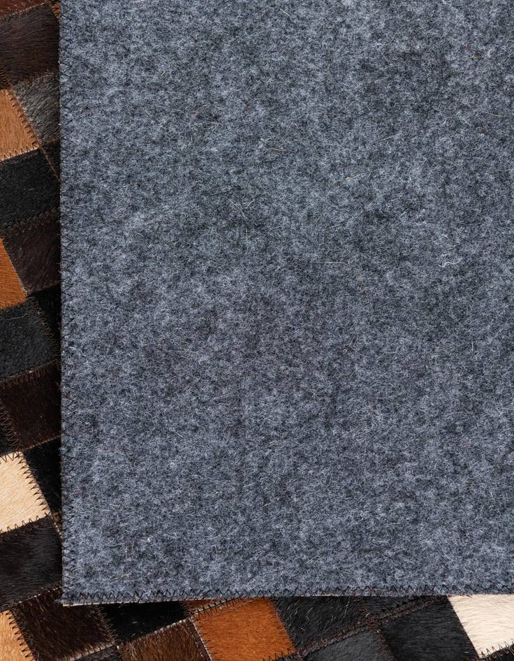 Detail image of  5' x 8' Cowhide Leather Rug