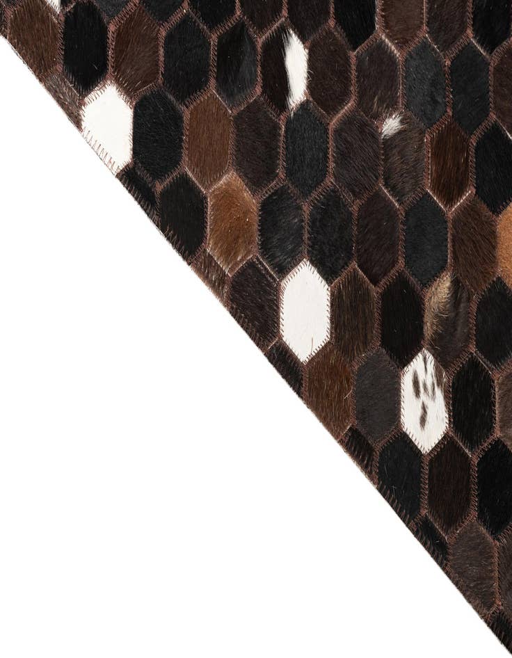 Detail image of  5' x 8' Cowhide Leather Rug