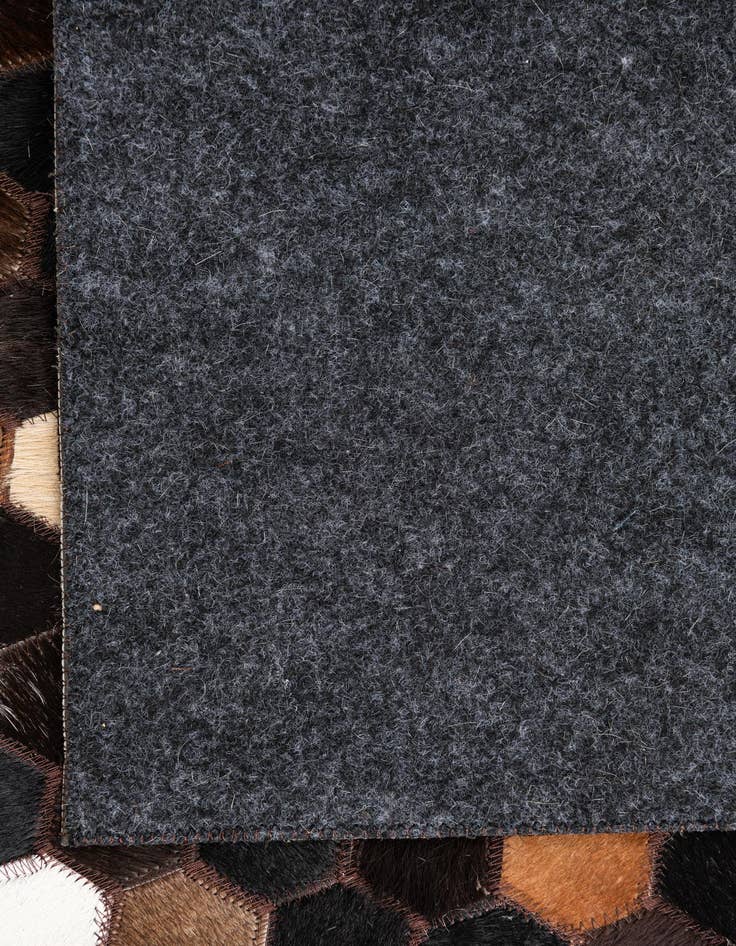 Detail image of  5' x 8' Cowhide Leather Rug