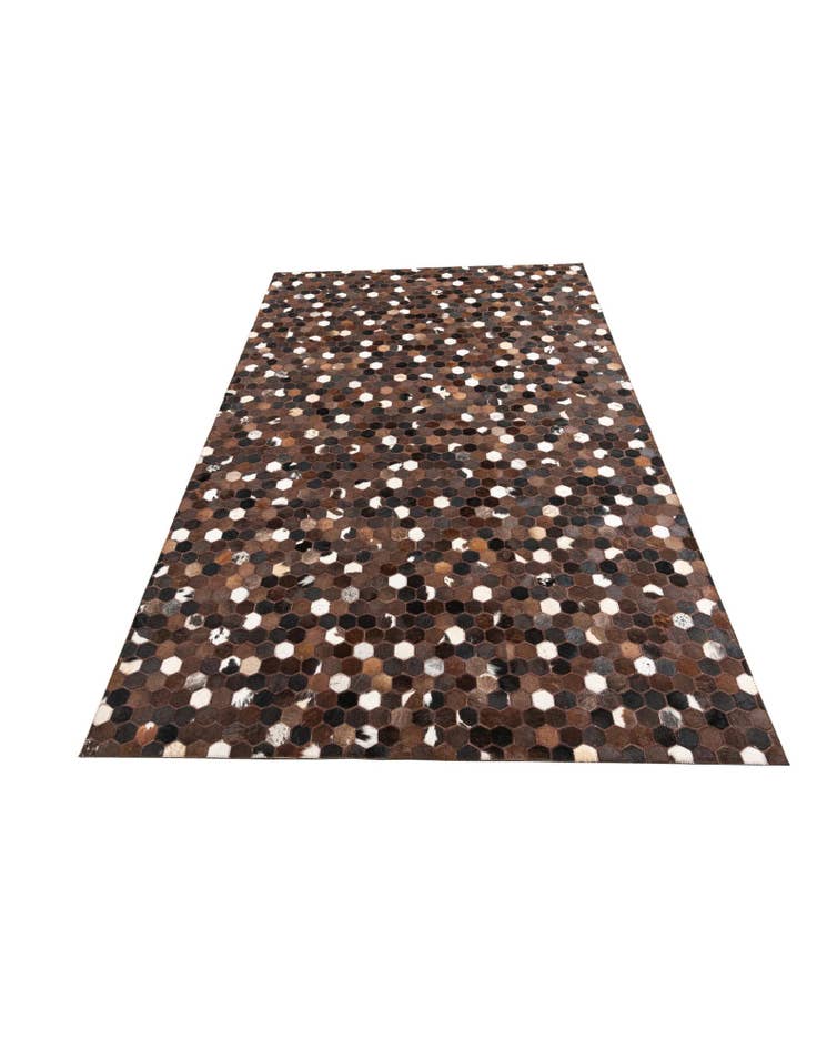 Detail image of  5' x 8' 2 Cowhide Leather Rug