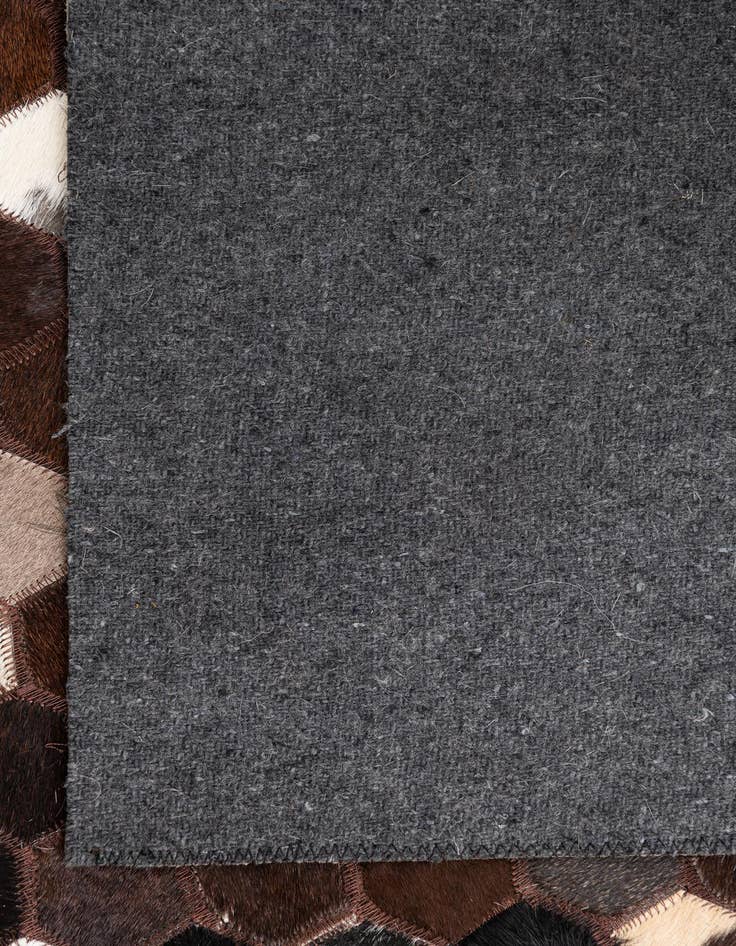 Detail image of  5' x 8' 2 Cowhide Leather Rug