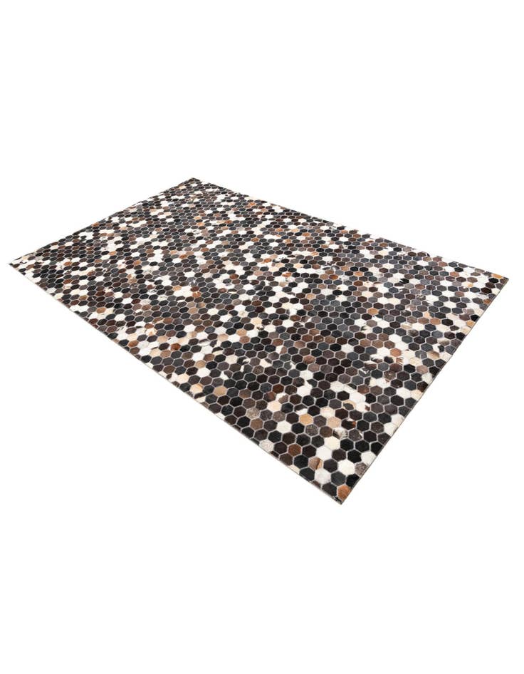 Detail image of  5' x 7' 10 Cowhide Leather Rug