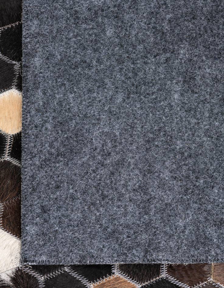 Detail image of  5' x 7' 10 Cowhide Leather Rug