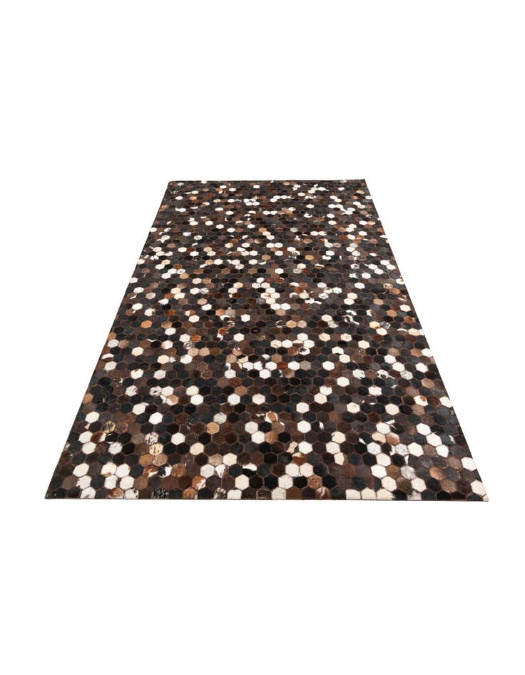 Detail image of  5' x 8' Cowhide Leather Rug