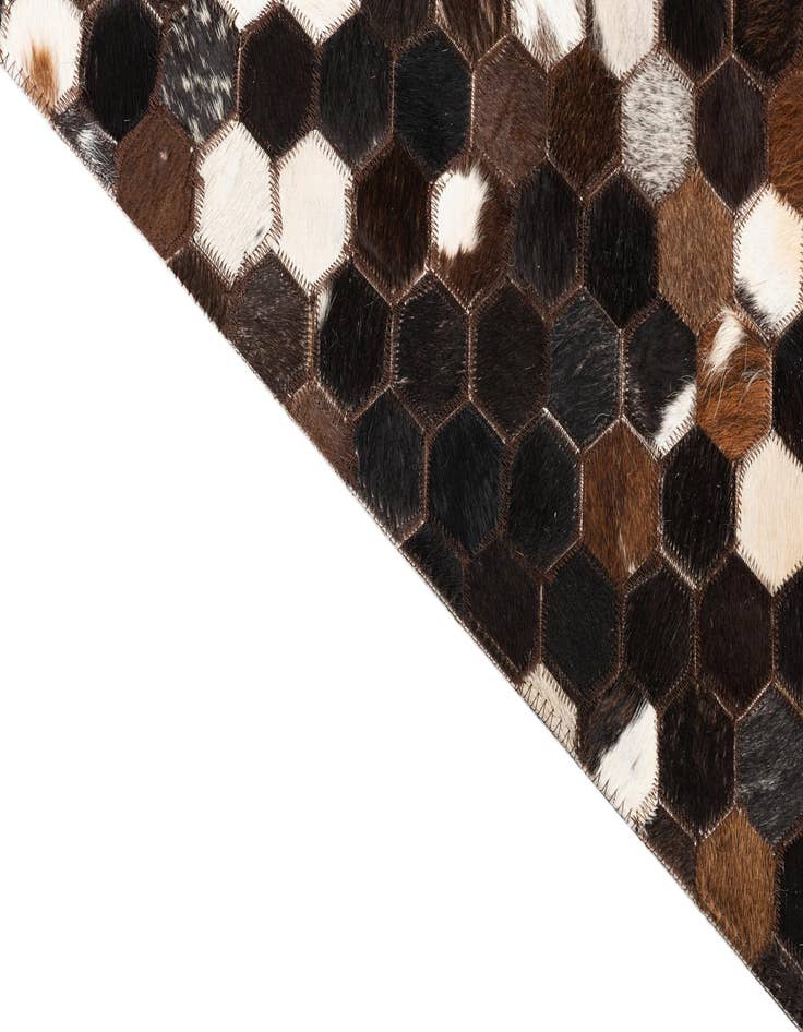Detail image of  5' x 8' Cowhide Leather Rug