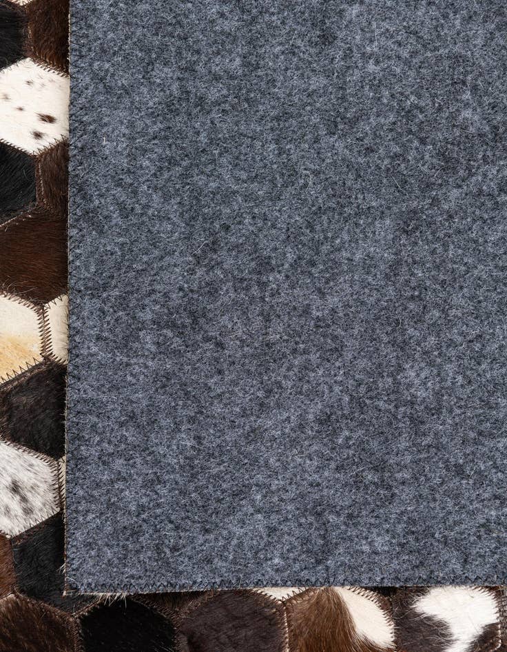 Detail image of  5' x 8' Cowhide Leather Rug