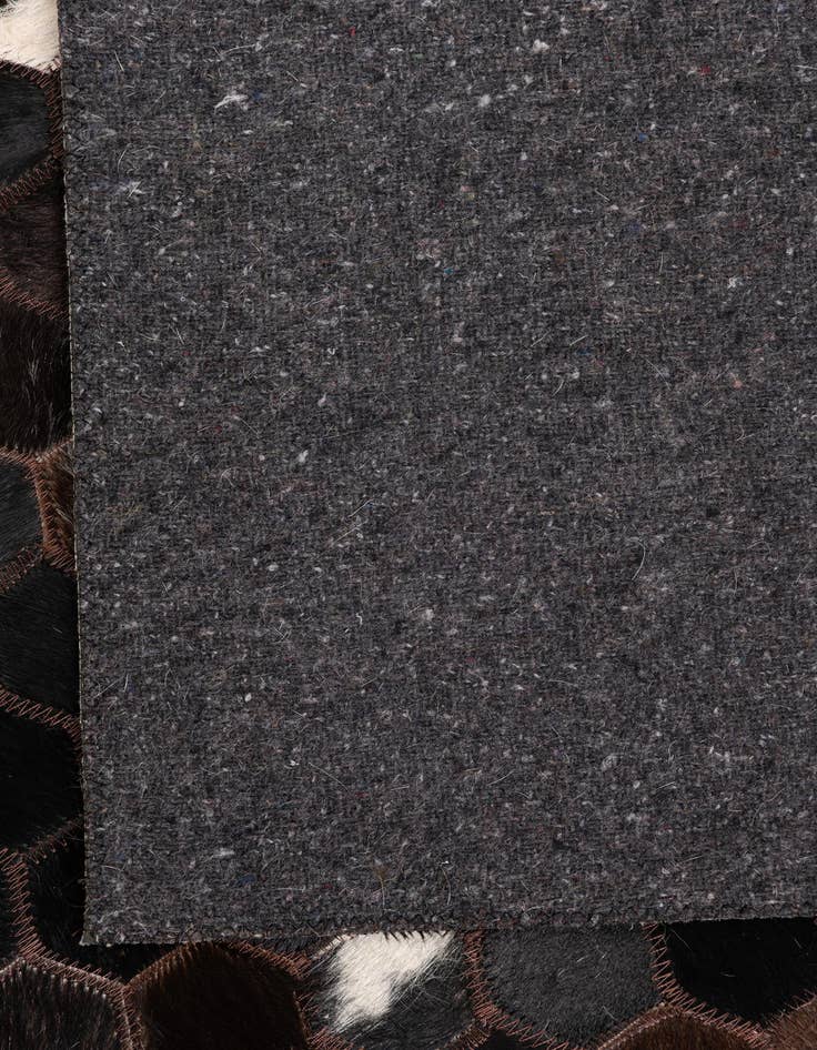 Detail image of  5' x 8' 2 Cowhide Leather Rug