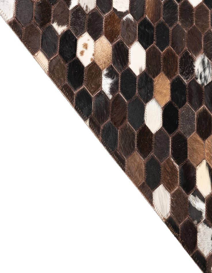 Detail image of  5' x 8' Cowhide Leather Rug