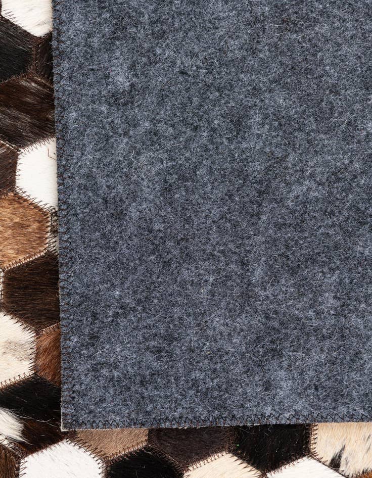 Detail image of  5' x 8' Cowhide Leather Rug