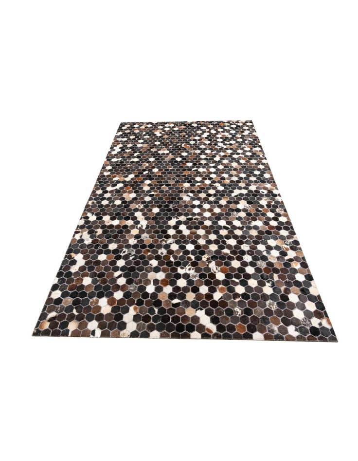 Detail image of  5' x 8' Cowhide Leather Rug