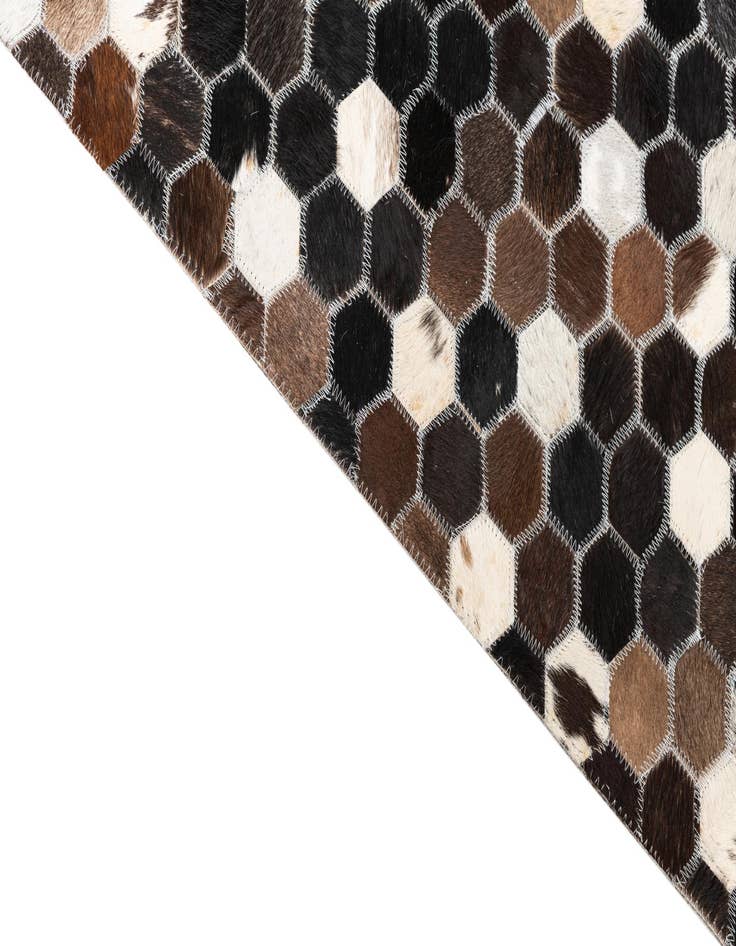 Detail image of  5' x 8' Cowhide Leather Rug