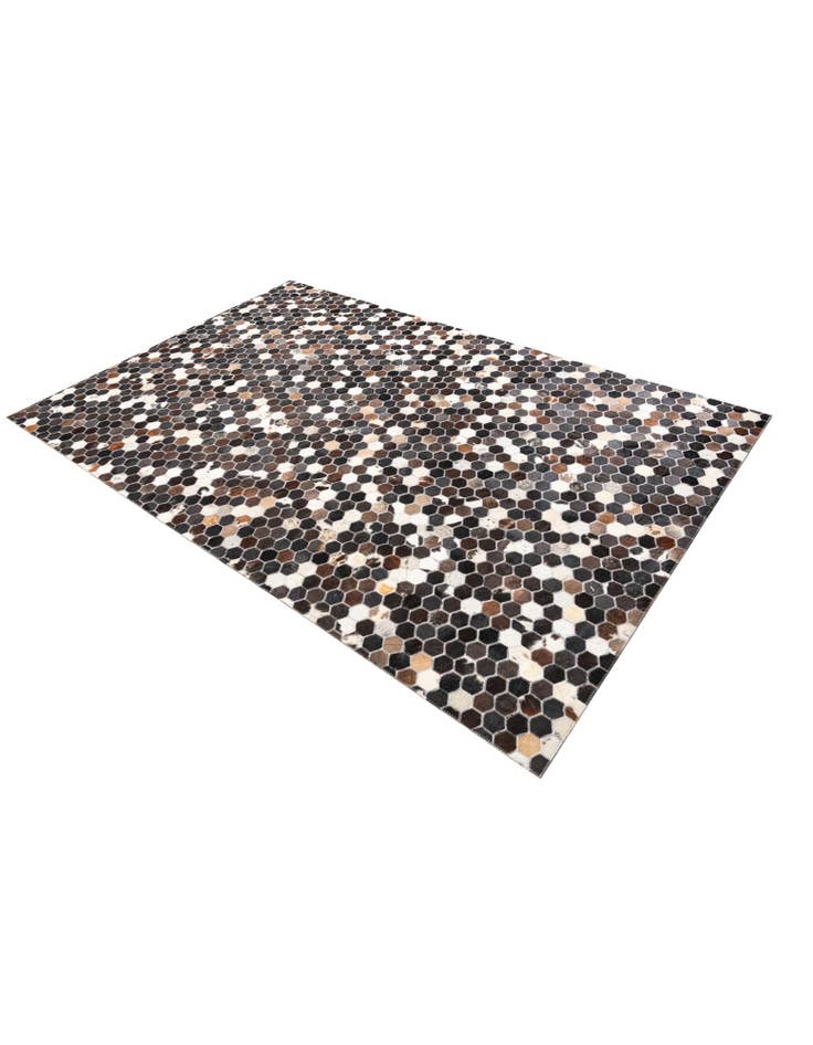 Detail image of  5' x 7' 9 Cowhide Leather Rug