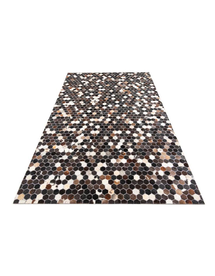 Detail image of  5' x 7' 9 Cowhide Leather Rug