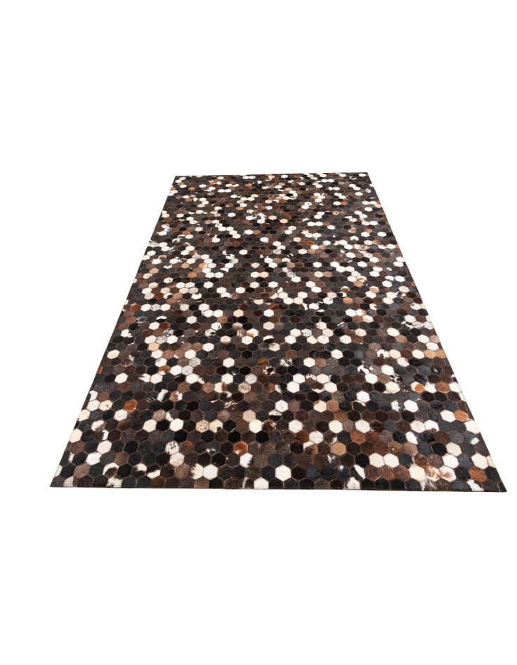 Detail image of  5' x 8' Cowhide Leather Rug