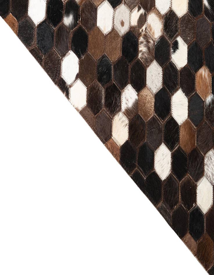 Detail image of  5' x 8' Cowhide Leather Rug