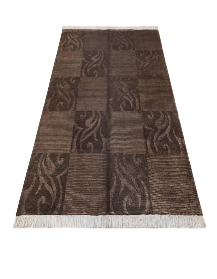 Detail image of  4' 11 x 6' 7  Hand Knotted Darya Wool Rug