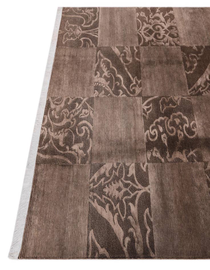 Detail image of  5' 9 x 7' 10  Hand Knotted Darya Wool Rug