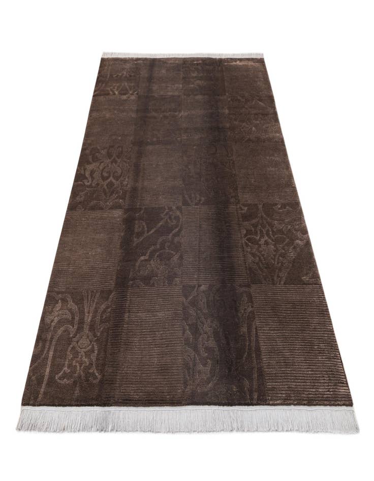 Detail image of  5' 9 x 8'  Hand Knotted Darya Wool Rug