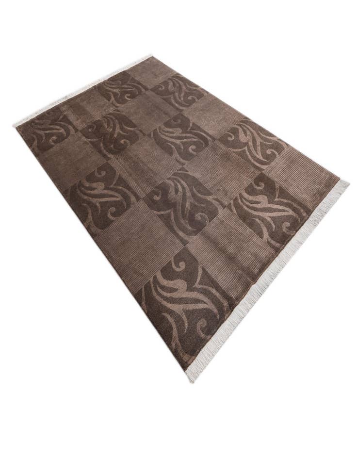 Detail image of  5' 8 x 8' 1  Hand Knotted Darya Wool Rug