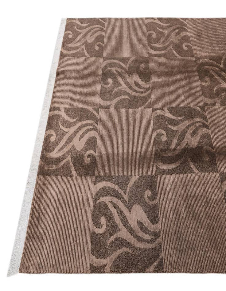 Detail image of  5' 8 x 8' 1  Hand Knotted Darya Wool Rug