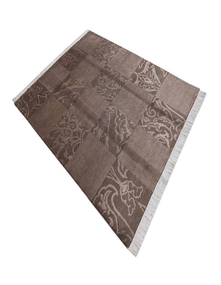 Detail image of  5' 9 x 8' 1  Hand Knotted Darya Wool Rug