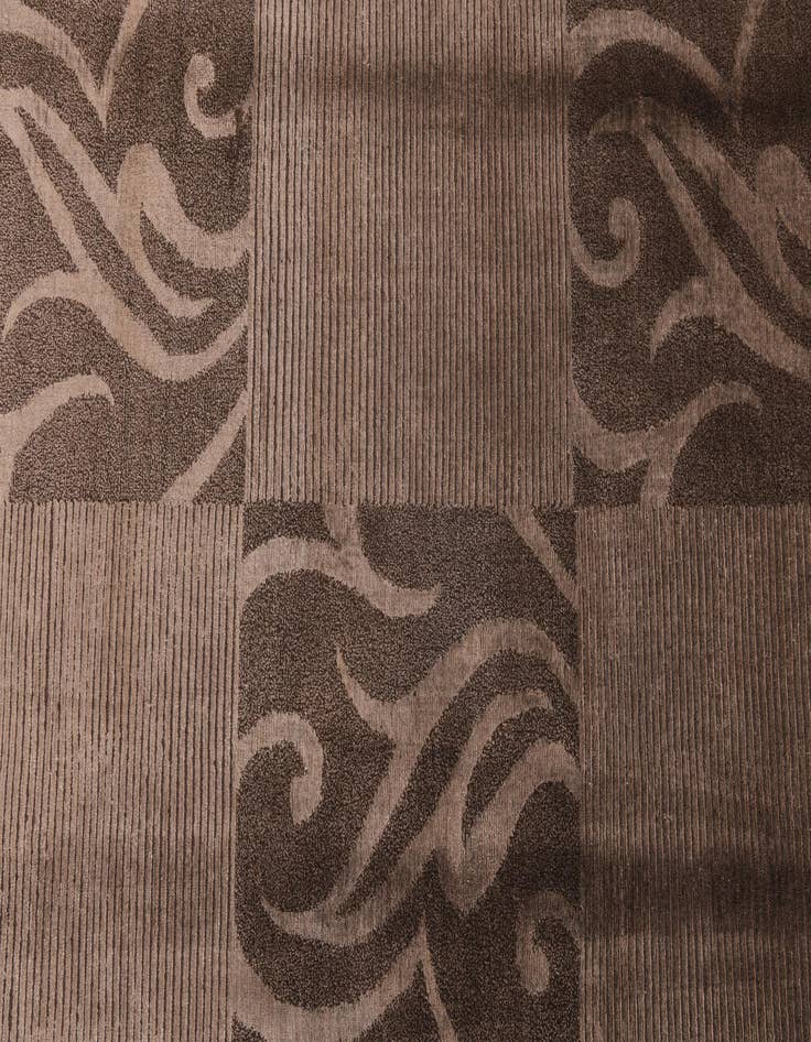 Detail image of  5' 8 x 8'  Hand Knotted Darya Wool Rug