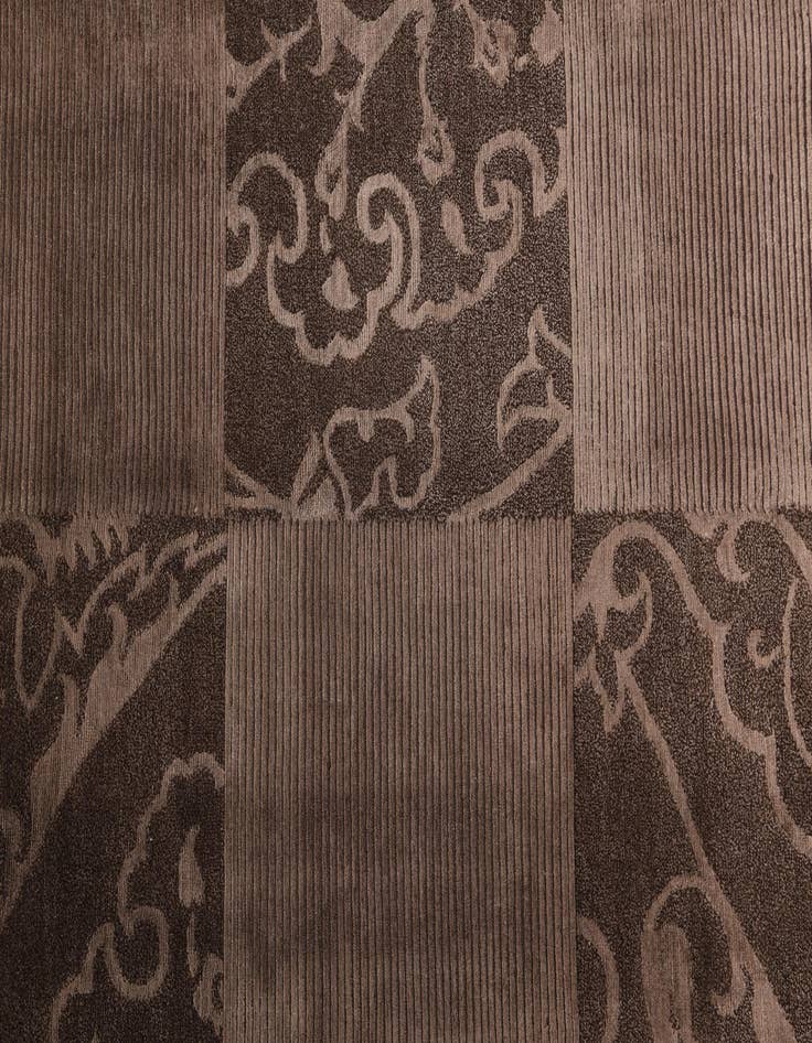 Detail image of  5' 10 x 8'  Hand Knotted Darya Wool Rug