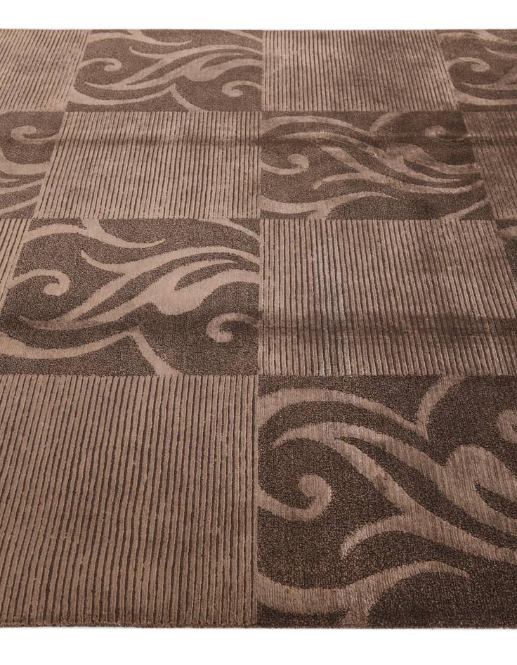 Detail image of  5' 8 x 7' 11  Hand Knotted Darya Wool Rug