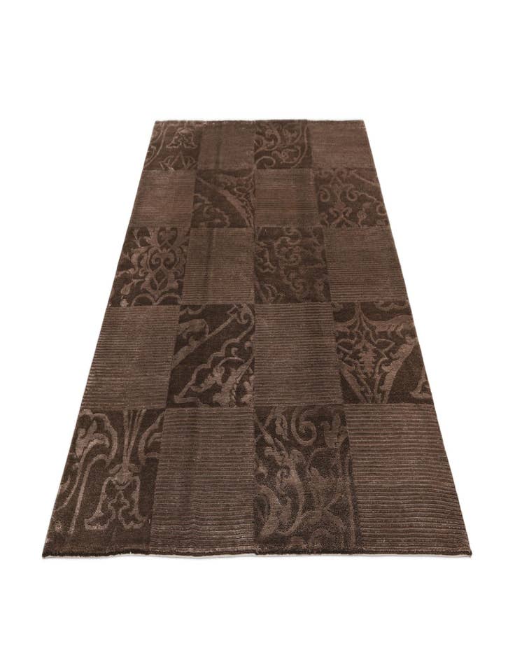 Detail image of  5' 9 x 8' 2  Hand Knotted Darya Wool Rug