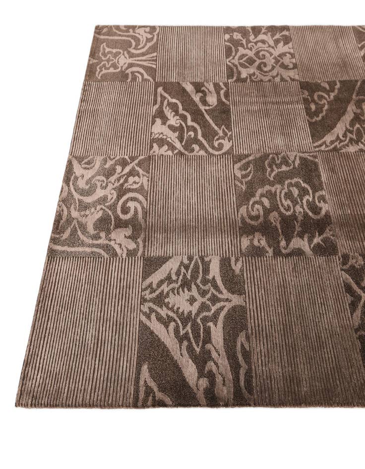 Detail image of  5' 9 x 8' 2  Hand Knotted Darya Wool Rug