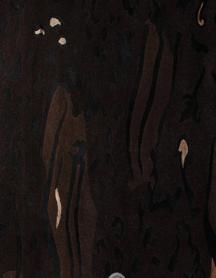 Detail image of  5' 7 x 8'  Hand Knotted Darya Wool Rug