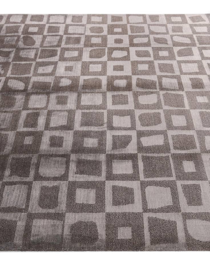 Detail image of  6' 9 x 10'  Hand Knotted Darya Wool Rug