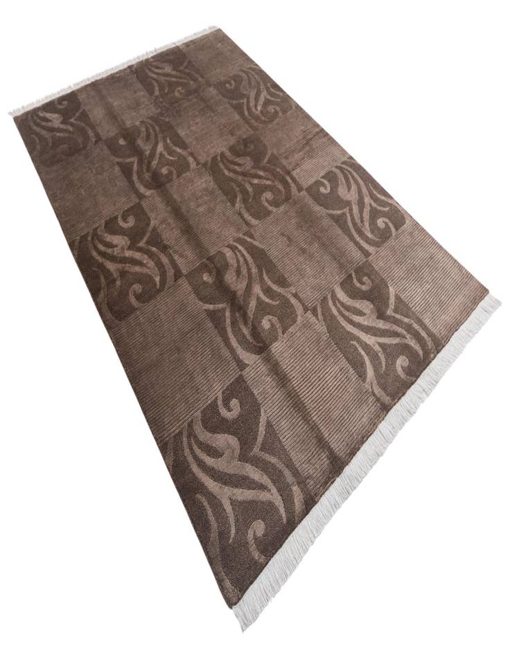 Detail image of  5' 7 x 7' 9  Hand Knotted Darya Wool Rug