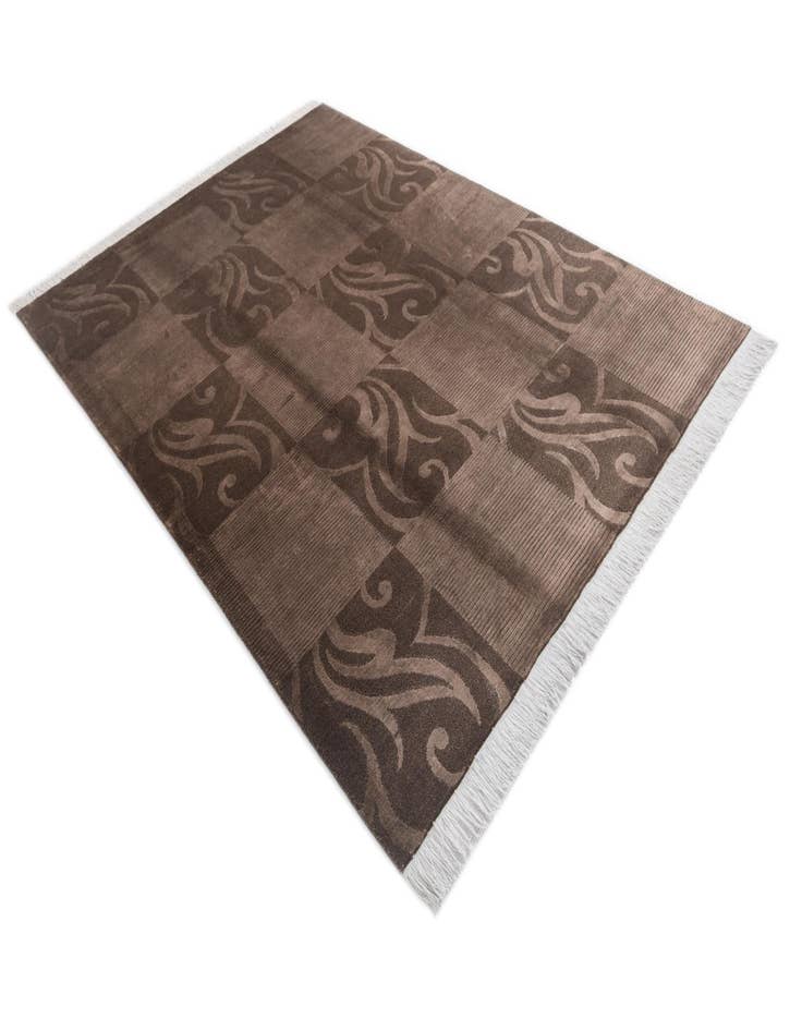 Detail image of  5' 9 x 7' 11  Hand Knotted Darya Wool Rug