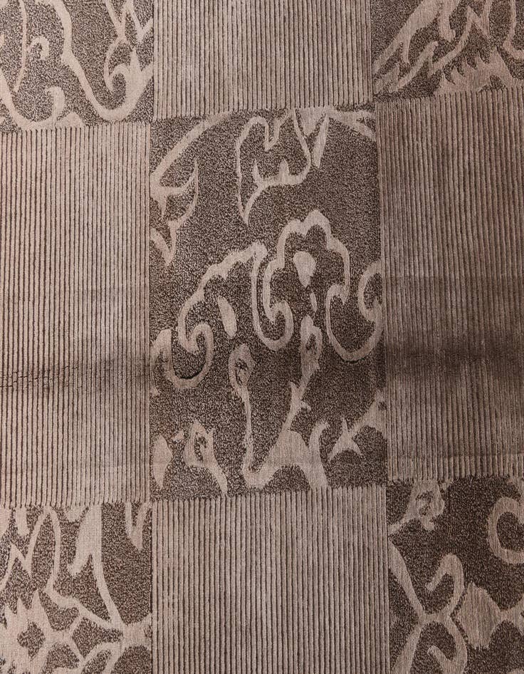 Detail image of  5' 9 x 8'  Hand Knotted Darya Wool Rug