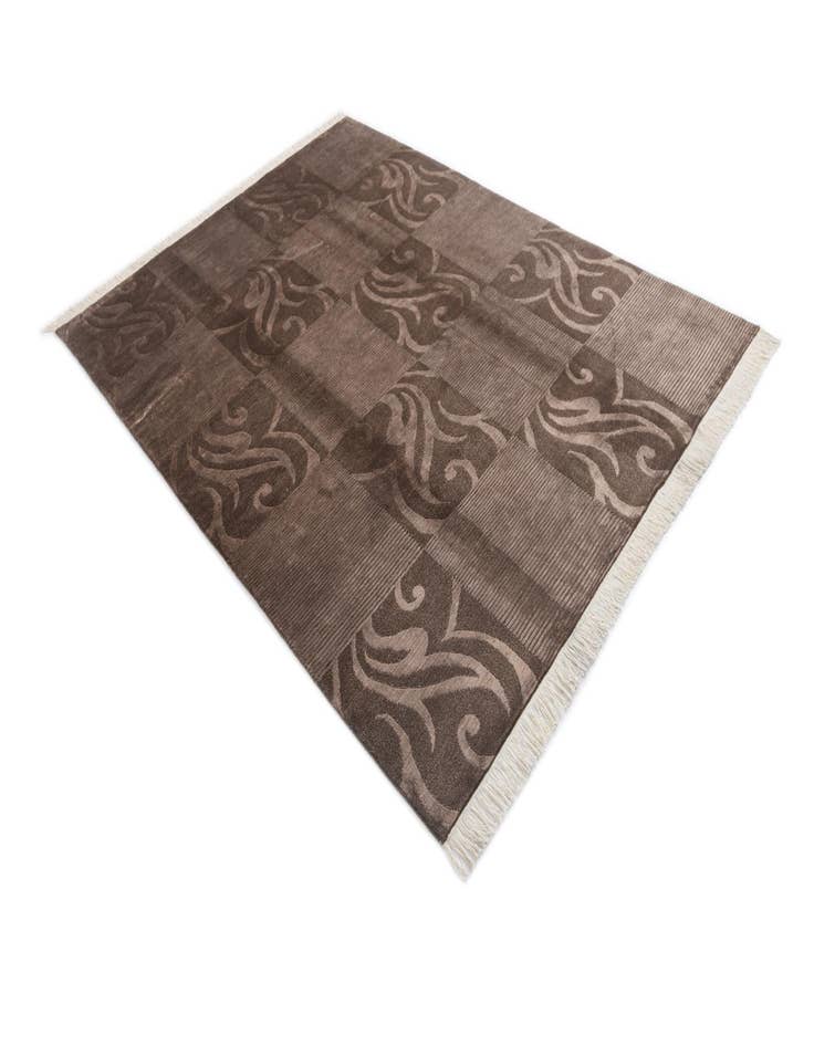 Detail image of  5' 9 x 7' 9  Hand Knotted Darya Wool Rug