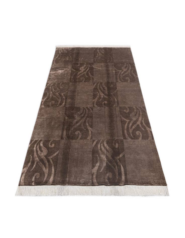 Detail image of  5' 9 x 7' 9  Hand Knotted Darya Wool Rug