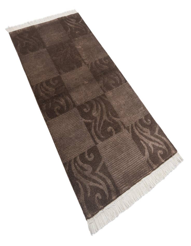 Detail image of  2' 7 x 5'  Hand Knotted Darya Wool Rug