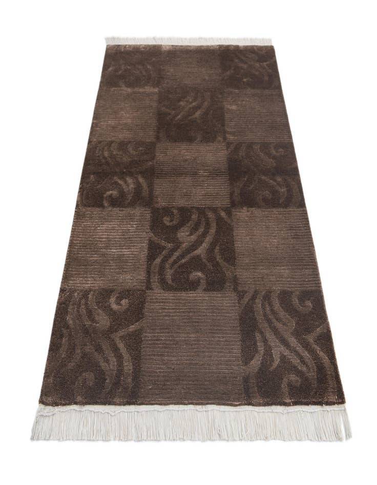 Detail image of  2' 7 x 5'  Hand Knotted Darya Wool Rug