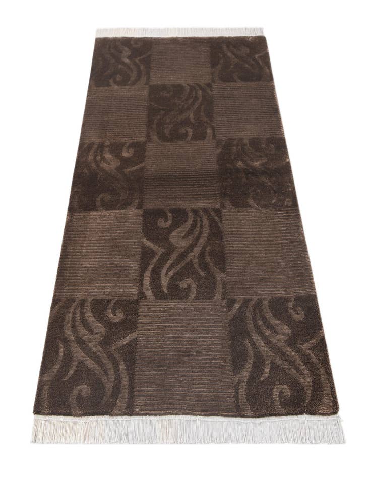 Detail image of  2' 7 x 5'  Hand Knotted Darya Wool Rug