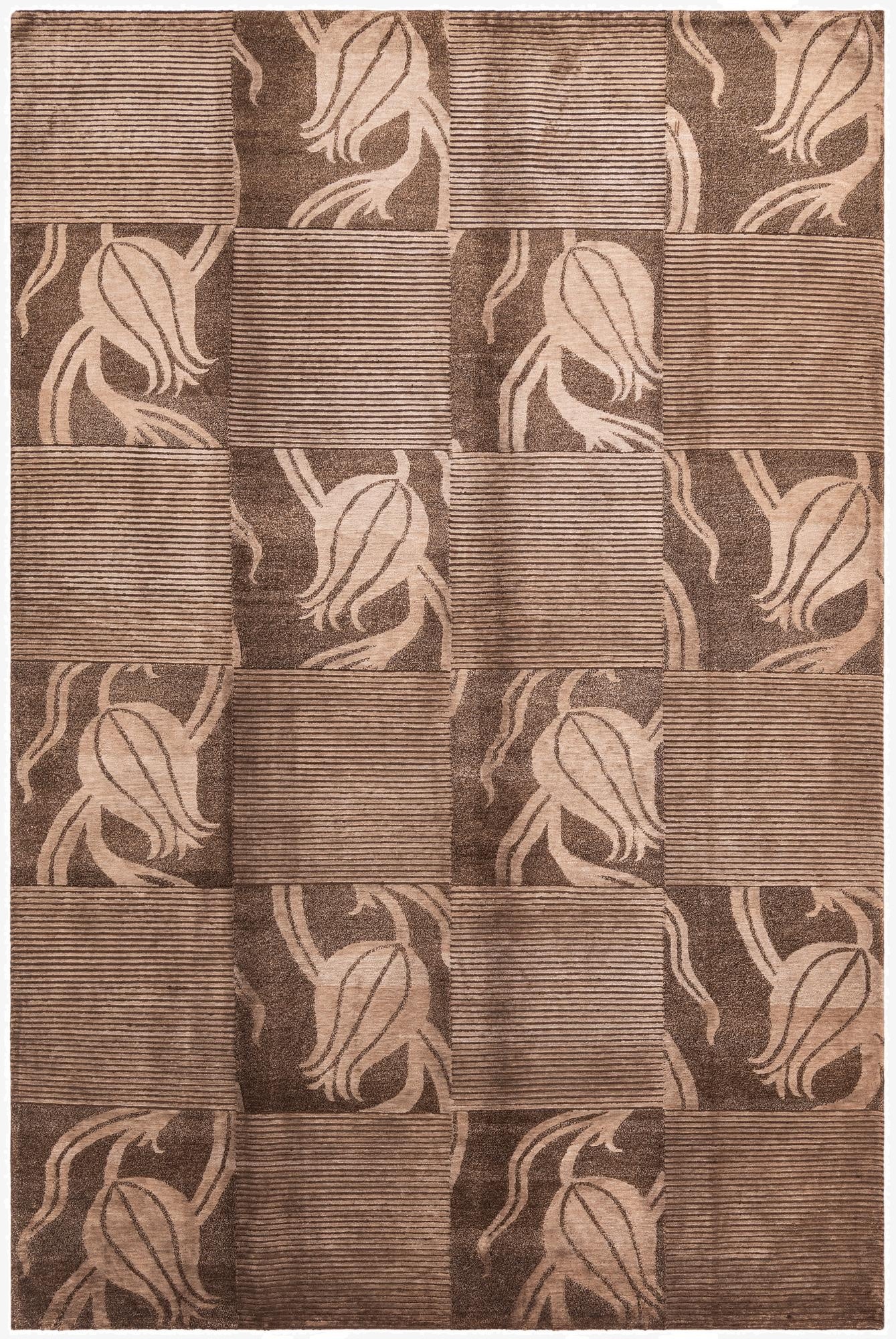  6' 9 x 10' 2  Hand Knotted Darya Wool Rug