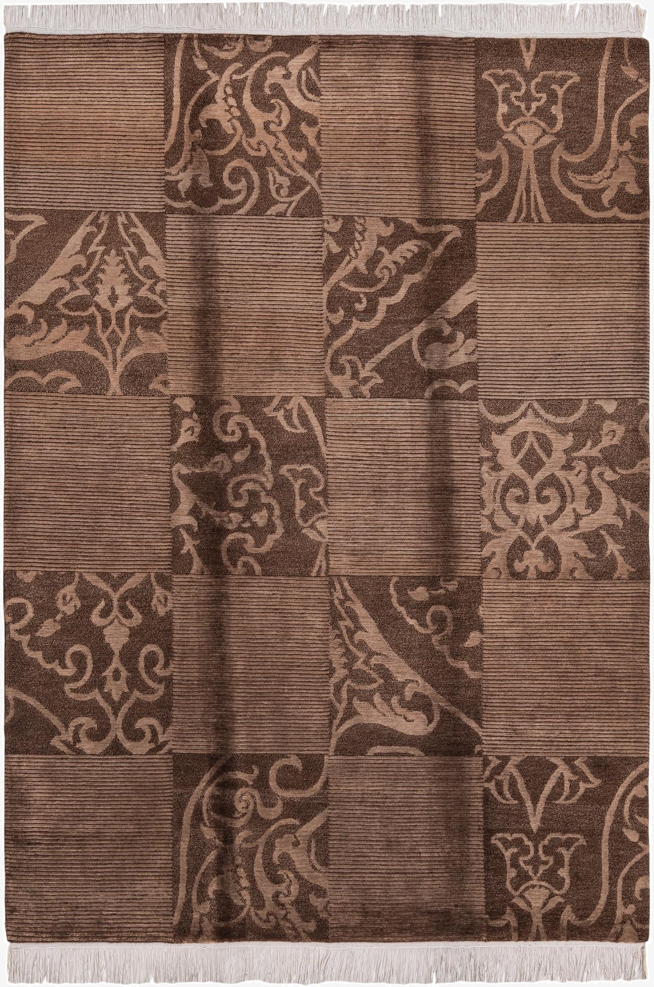  5' 9 x 8'  Hand Knotted Darya Wool Rug