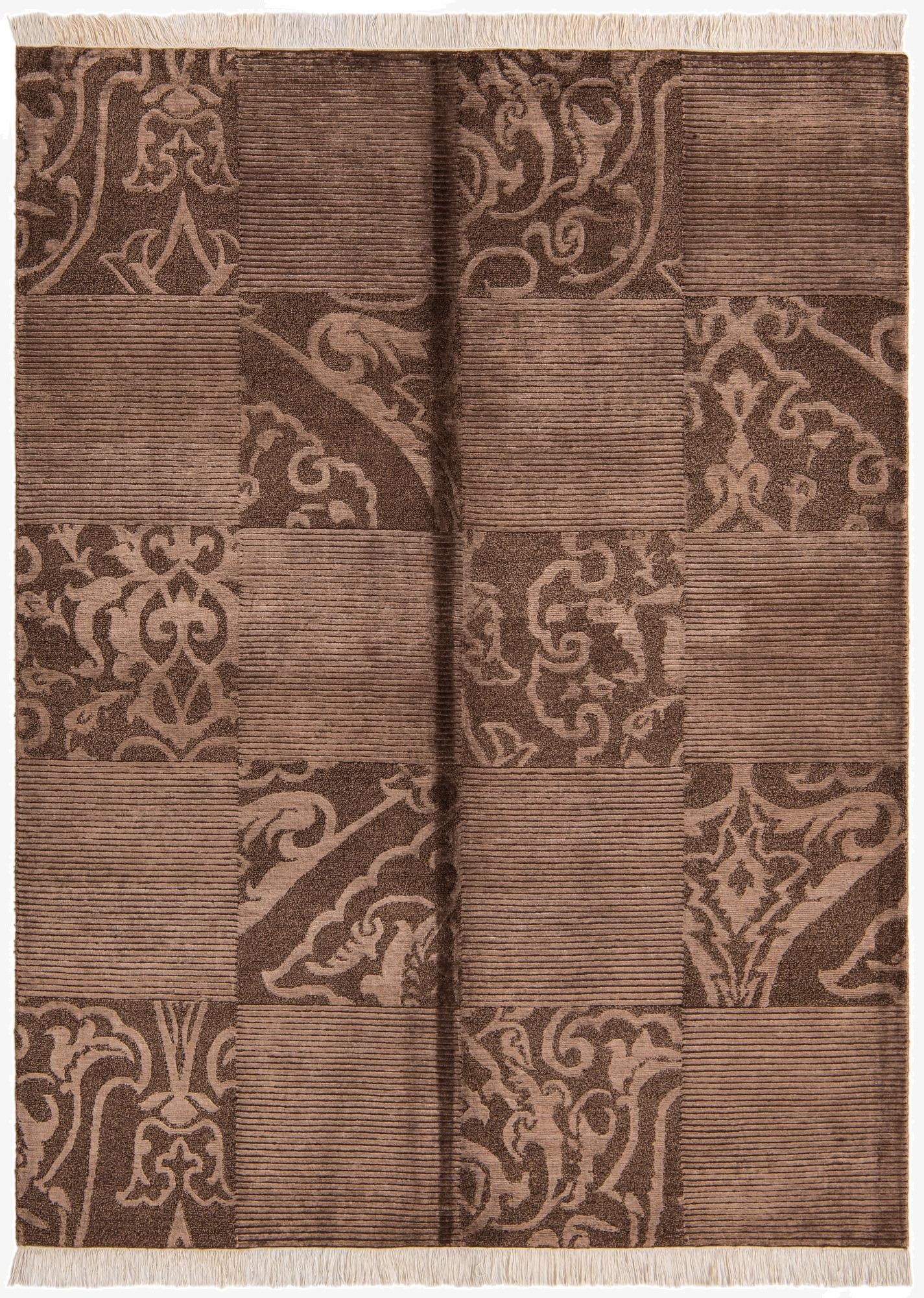  4' 11 x 6' 8  Hand Knotted Darya Wool Rug