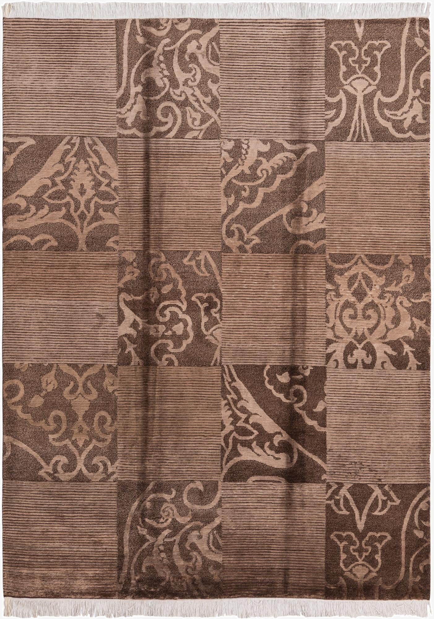  5' 9 x 8'  Hand Knotted Darya Wool Rug