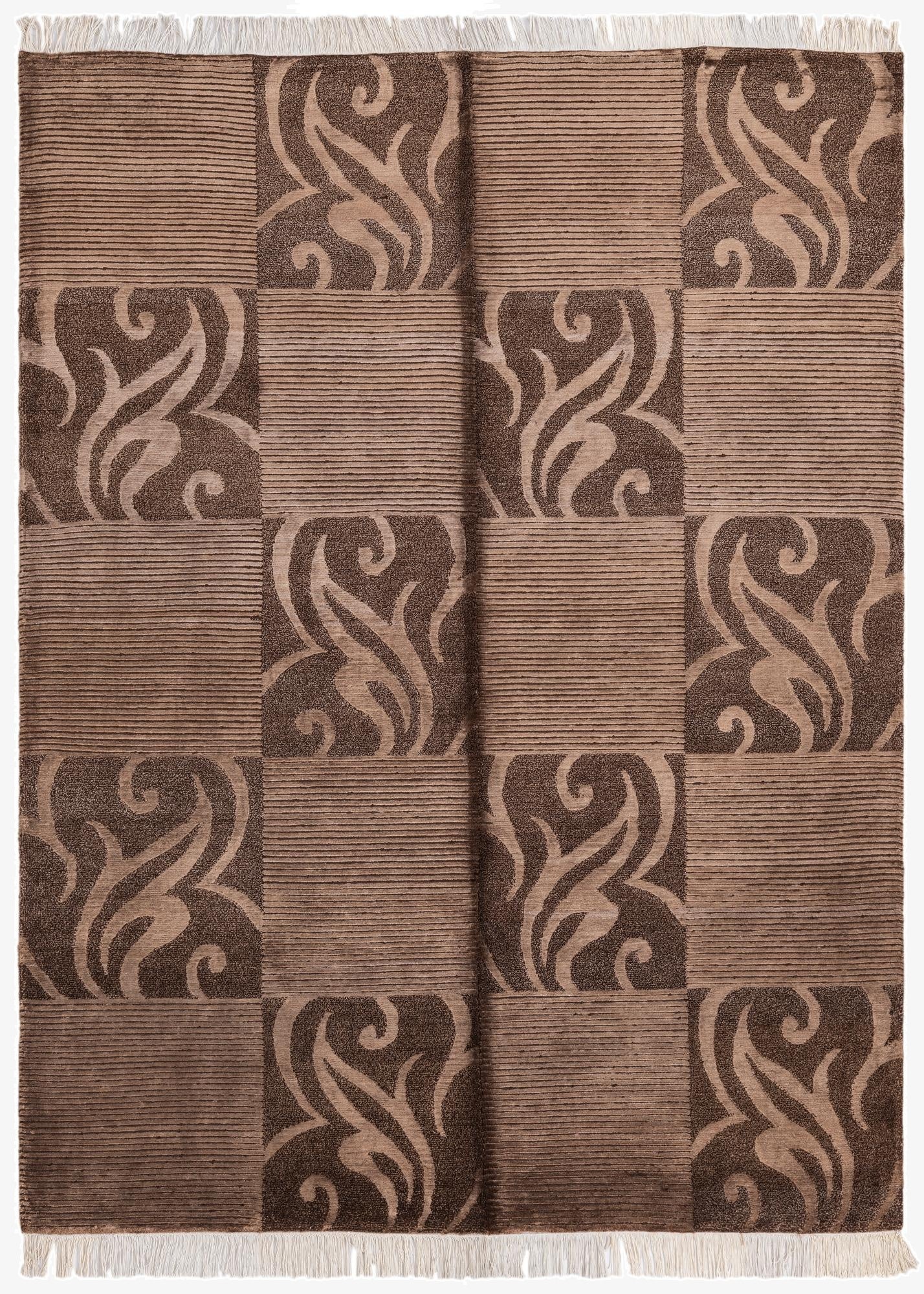  4' 11 x 6' 7  Hand Knotted Darya Wool Rug