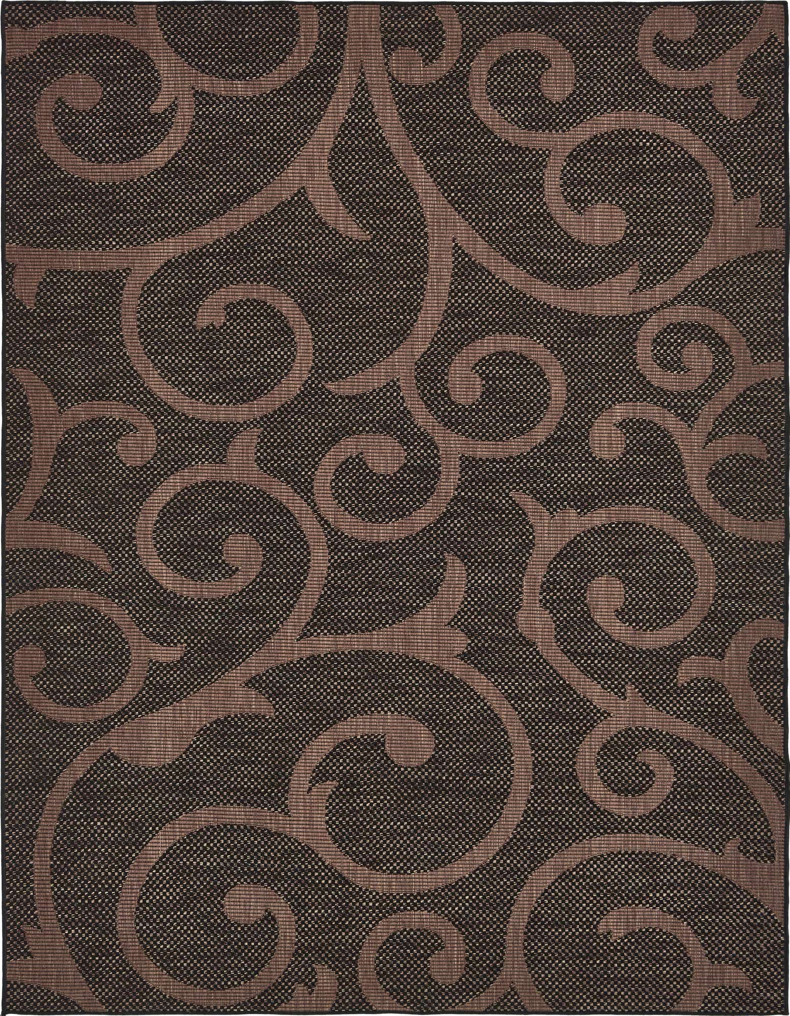 Primary image  7' x 10'  Washable Botanical Indoor / Outdoor Rug